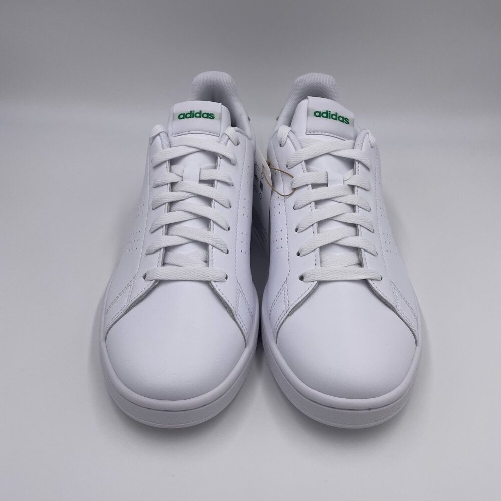 adidas Advantage White / Green Men's Shoes - Picture 3 of 8